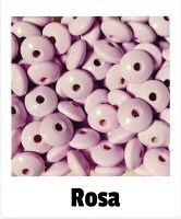 Holzlinsen 14mm rosa